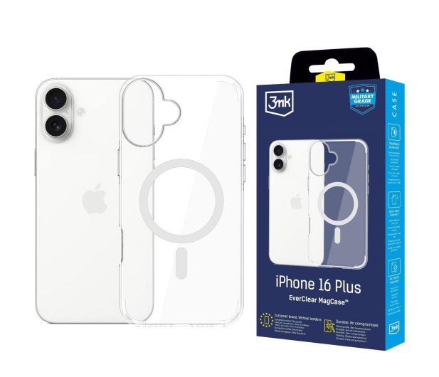 3mk EverClear MagCase do iPhone 16 Plus - 1344399 - zdjęcie